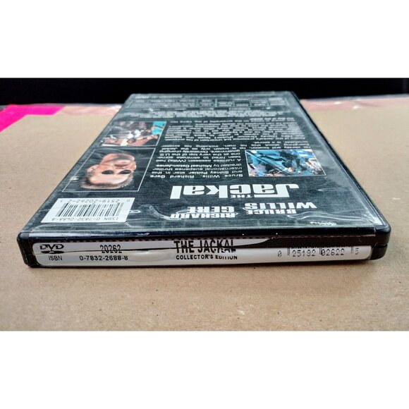 The Jackal DVD Collector Edition Widescreen Bruce Willis Richard Gere 1997 Movie - Picture 8 of 15